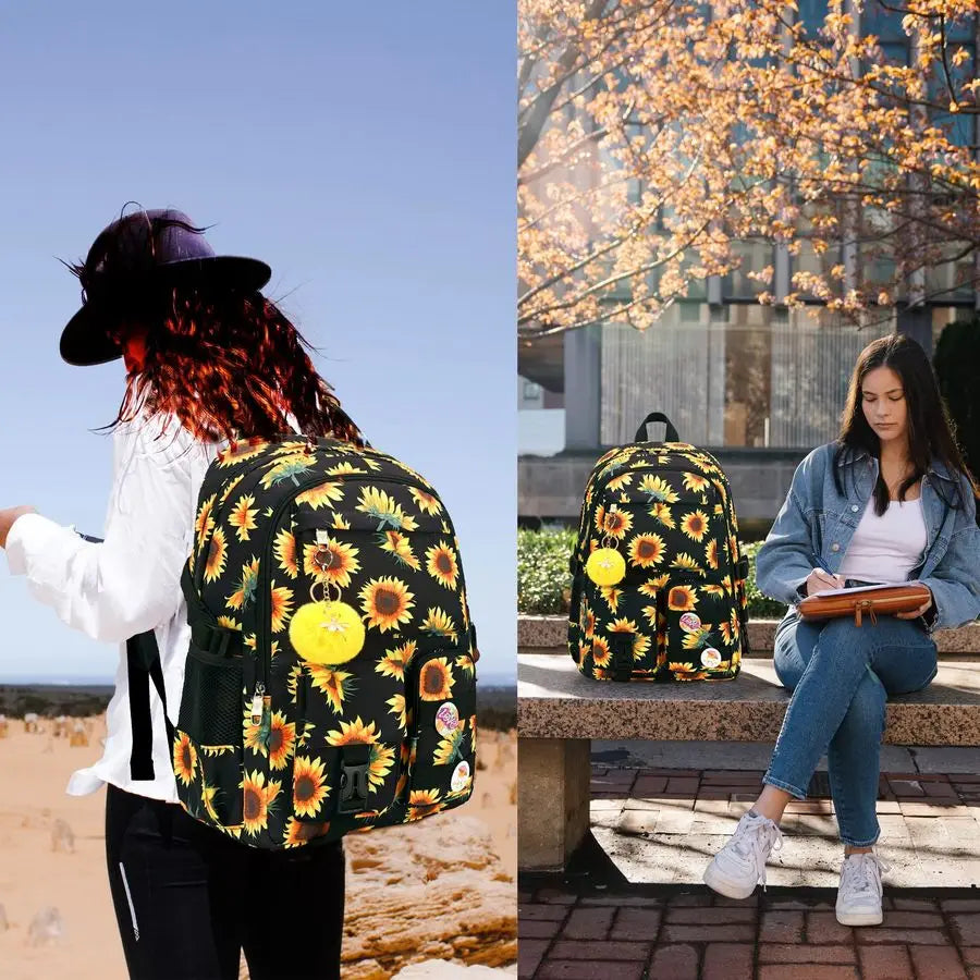 Backpacks 16 Inch School Bag College Backpack Anti Theft Travel Casual Daypack Bags Cute Bookbags Large Colorfull Carry on Back