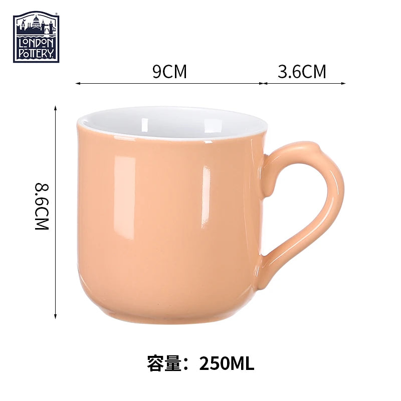London Pottery 250ML mug coffee cups ceramics & pottery drink items coffee mug colorful drinkware coffee and tea tools for mate