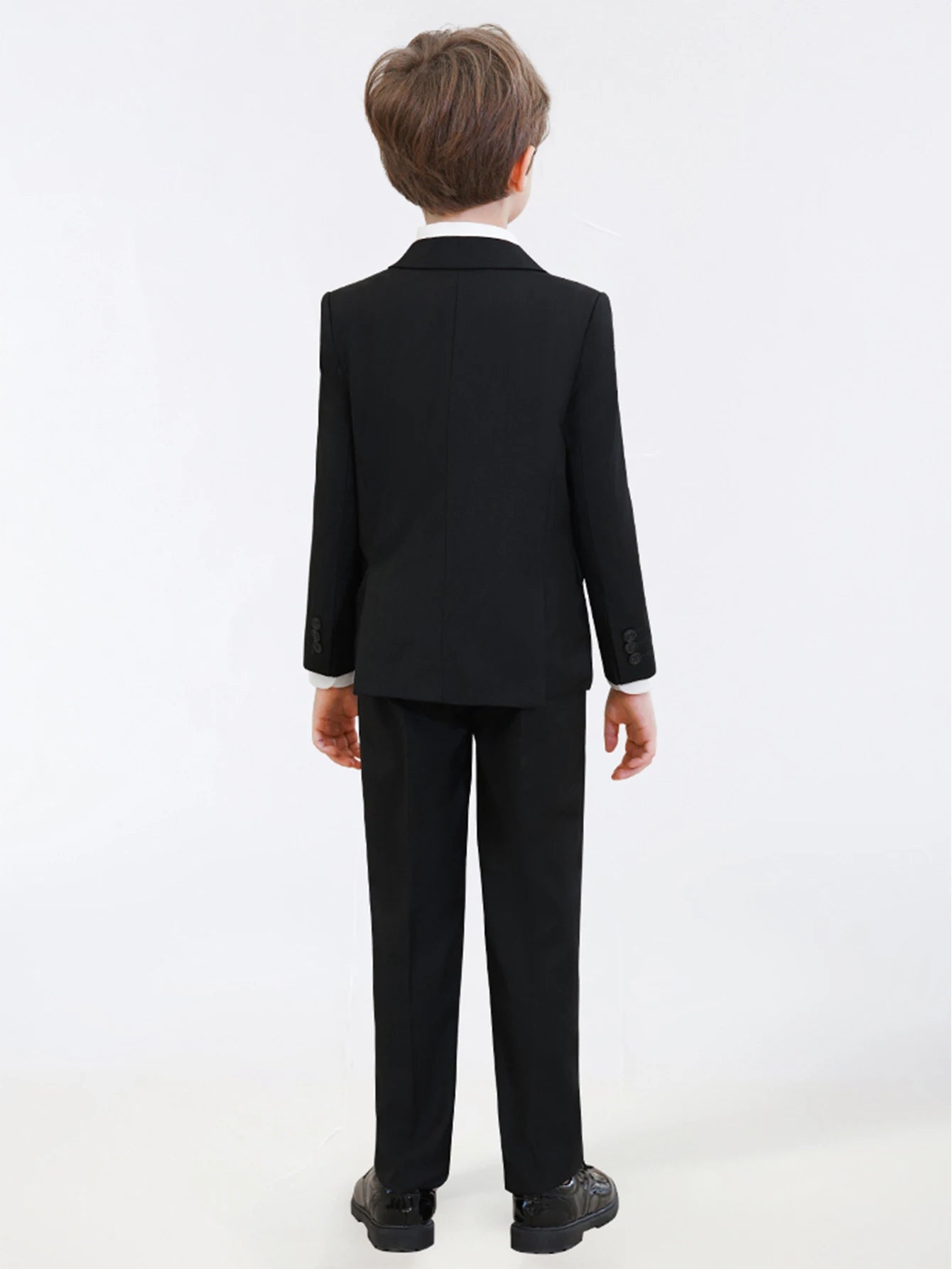 Boys Colorful Formal Suits 5 Piece Slim Fit Dresswear Suit Set School Uniforms