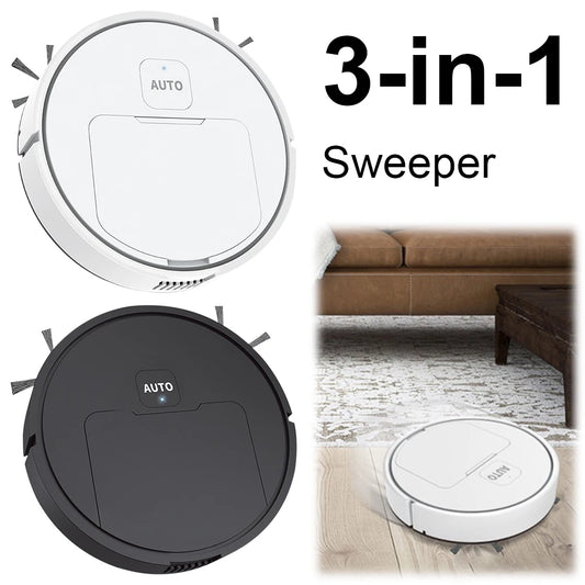 3-in-1 Robot Vacuum Cleaner USB Rechargeable Smart Navigation To Avoid Objects Automatic Cleaning Sweeping Machine Sweeper Robot