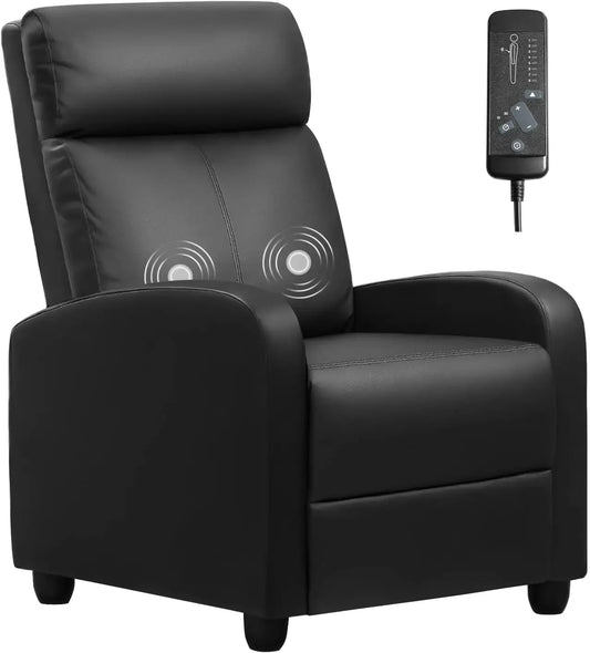 XMSJH Massage Recliner Chair PU Leather For Living Room