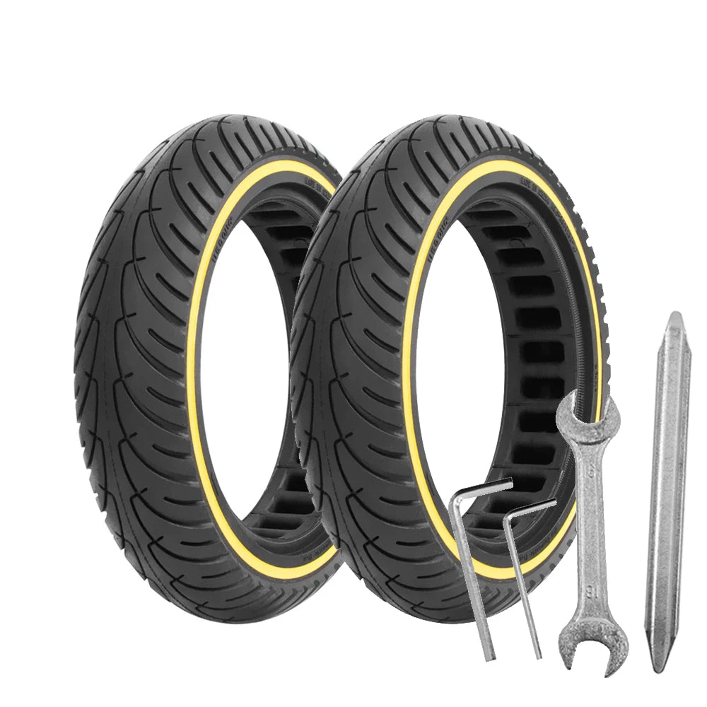 8.5 Inch Honeycomb Solid Tires for Xiaomi M365 1S Pro Electric Scooter Anti Explosion Shock Absorber Damping Spare Wheels