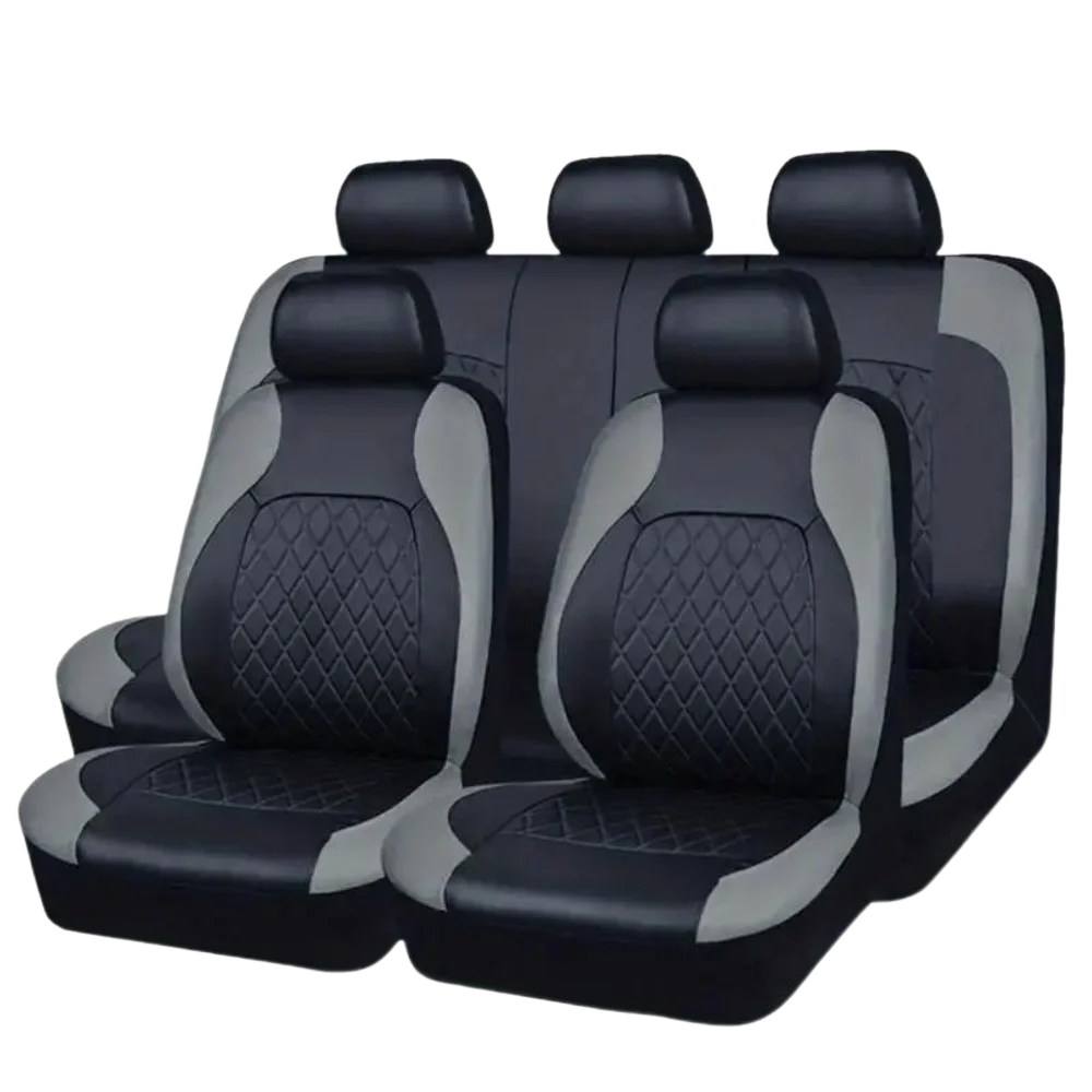 Universal Car Seat Covers PU Black Fashions Sports Seat Covers PU Car Seat Cover Universal Interior Accessories