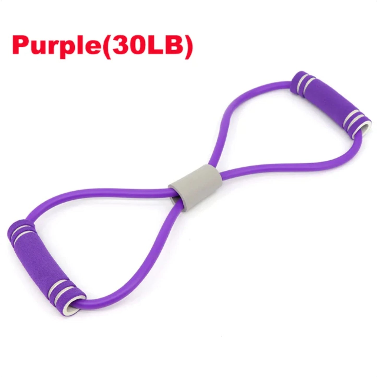 20-30LB Gym Fitness Resistance Yoga Rope Chest Expander Elastic Bands for Muscle Training