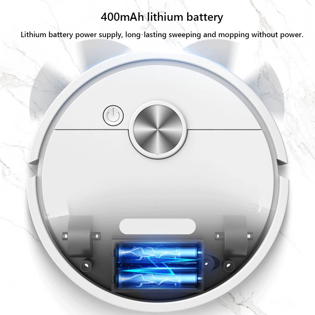 3 in 1 Sweeping Robot Rechargeable Vacuum Mop Robot Sweeping Machine Compact Cleaning Machine for Pet Hair Stubborn Dirt