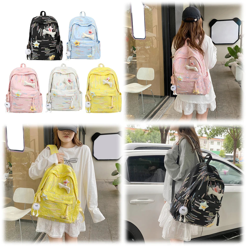 Large Capacity Laptop Backpack Travel Rucksack for Teen Girls and Women