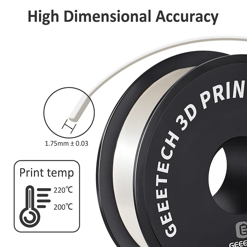 Geeetech Silk PLA Filament 1.75mm For 3D Printers Premium