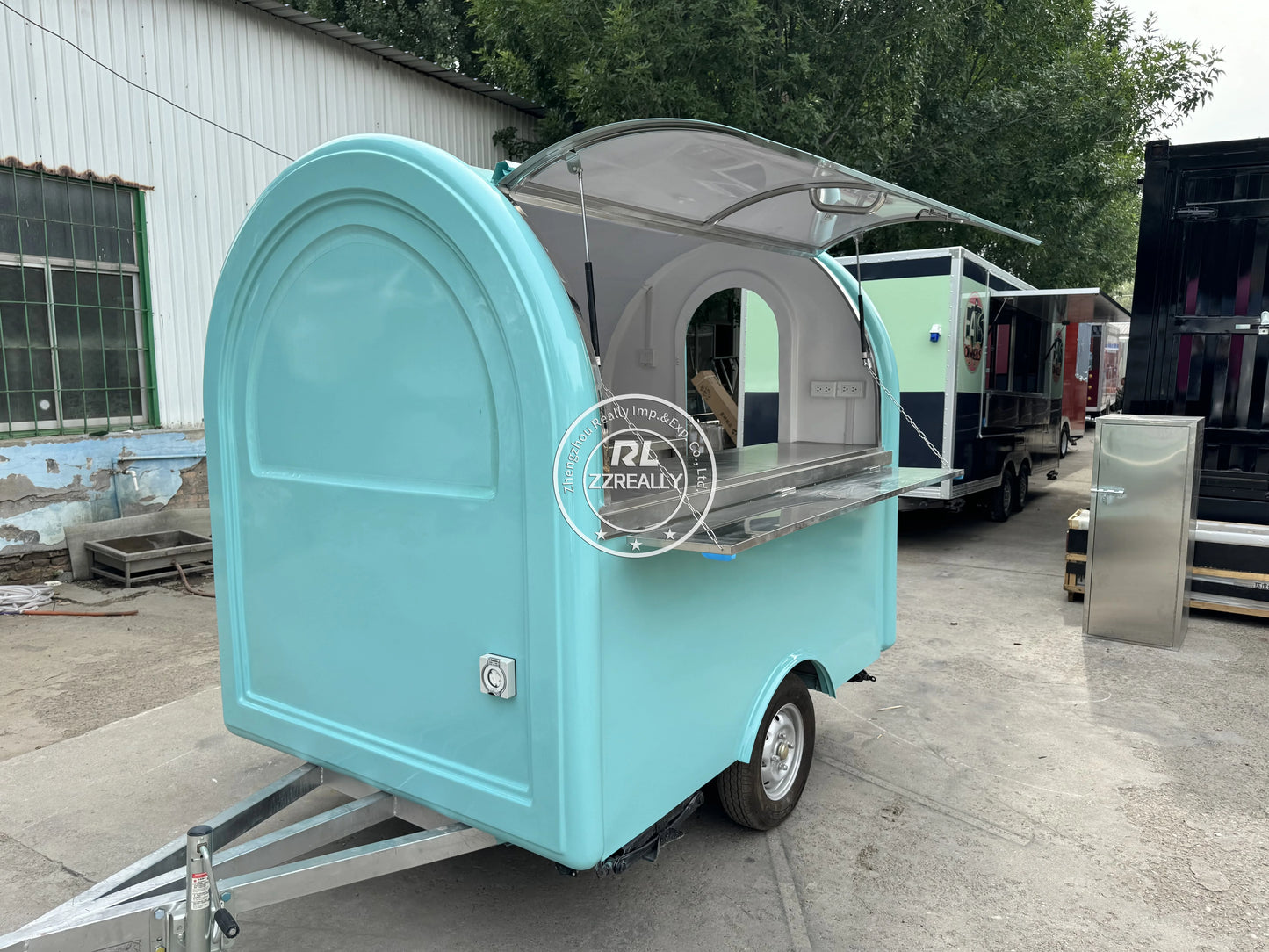 Shaved Ice Cart And Food Trailer Mobile Street Vendor