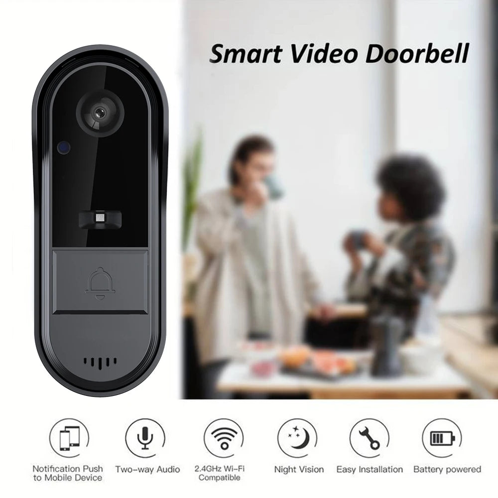 Tuya Smart Outdoor Wireless Doorbell Home Intercom System Smart Doorbell WiFi Smart Home Products Safety Protection