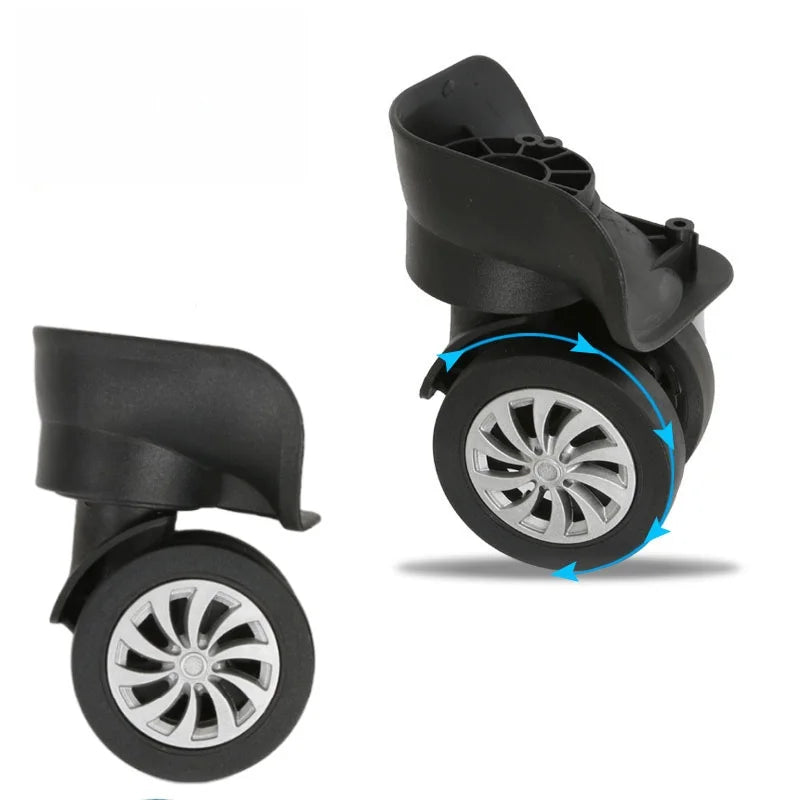 4pcs Luggage Caster Wheel Replacement Swivel Wheels for Suitcase with Screws Hardware Suitcase Wheel Repair Kit