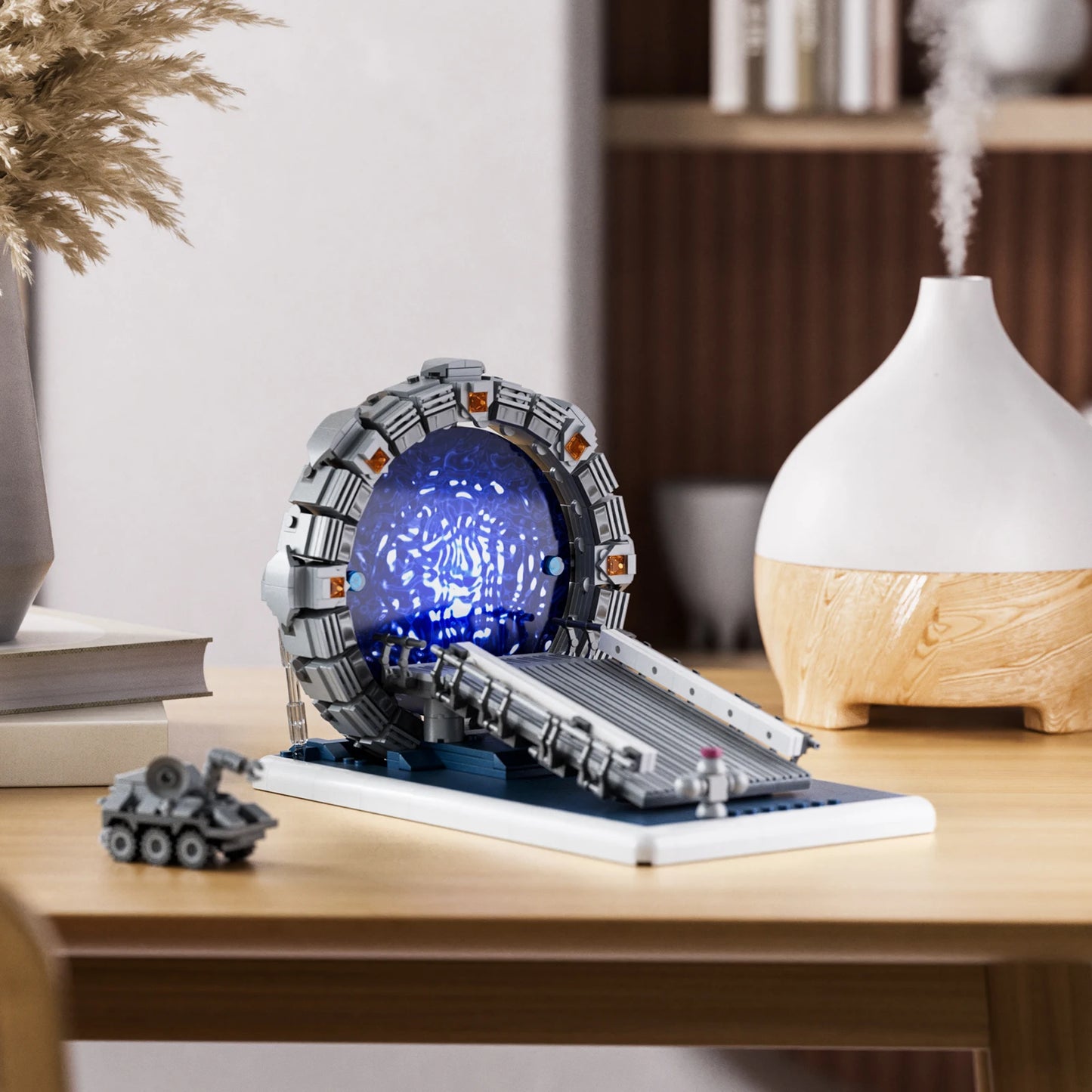 stargateal Building Block Kit,Movie Space Travel Scenes Weaponized Mobile Chariots Bricks Toys Children Gifts(722PCS)