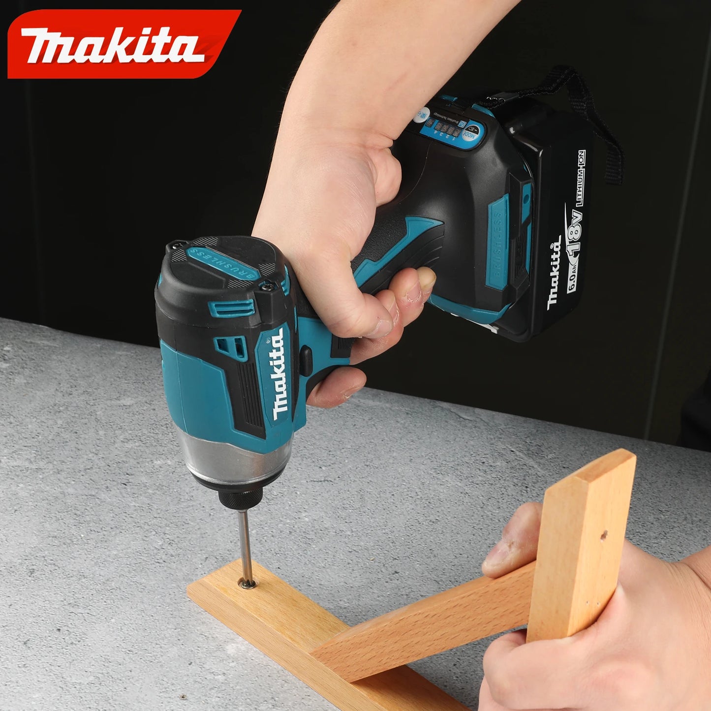Makita Lithium Ion Impact Screwdriver Electric Hand Drill T-Mode for Wood and Bolt