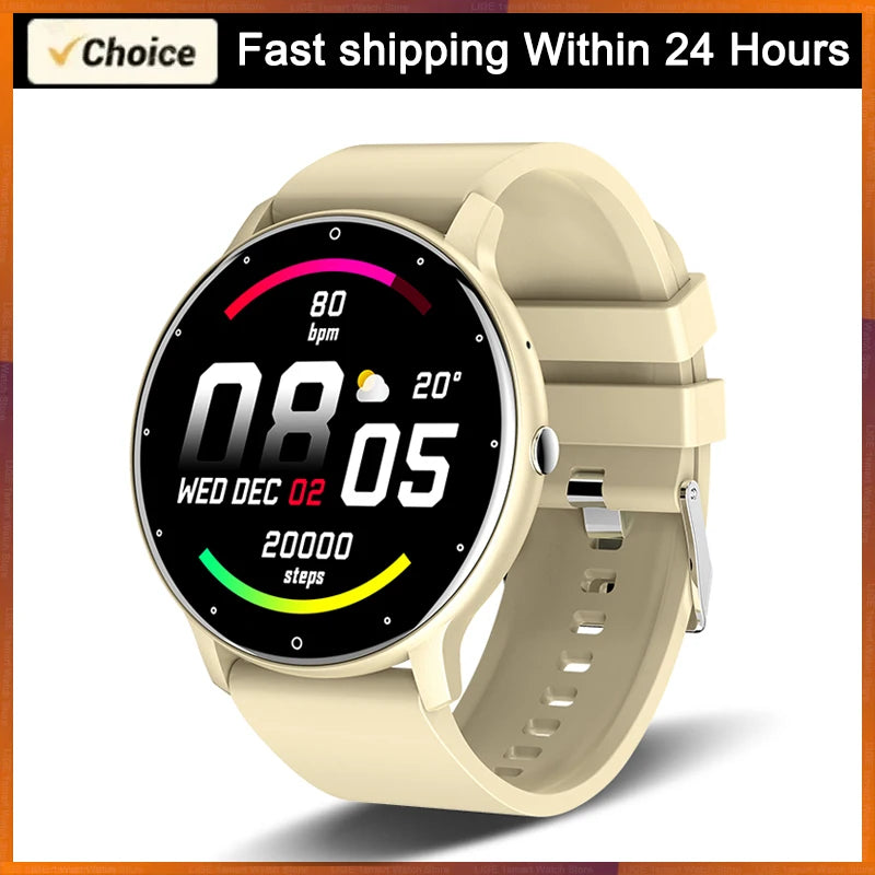 LIGE 2024 Smart Watch Women Men Lady Gift Sport Fitness Watches Heart Rate Monitor Waterproof Smartwatch For Xiaomi Android IOS