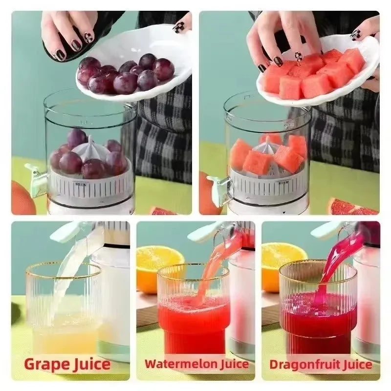 Wireless Juicer Automatic Orange Lemon Juicer USB Charge Juice Separator Portable Fruit Extractor Squeezer