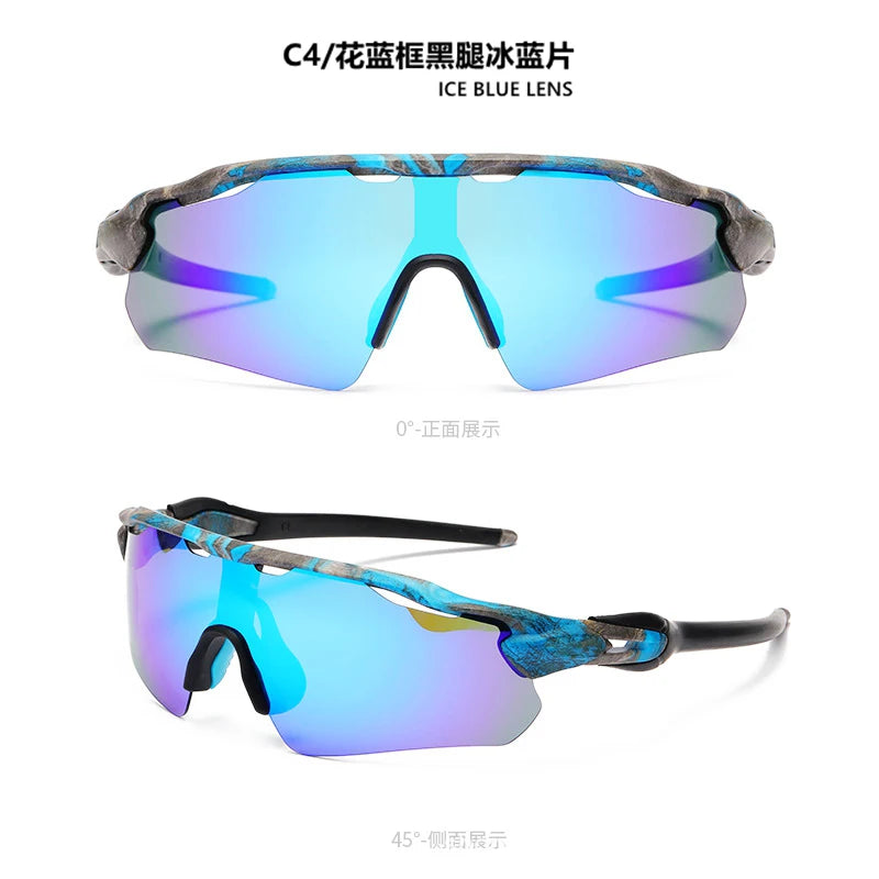 ZSMEYE RADAR EV 9208 Polarized Sunglasses for Men Outdoor Running with UV Protection and Trendy Frame