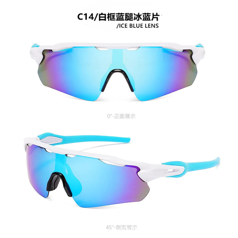 ZSMEYE RADAR EV 9208 Polarized Sunglasses for Men Outdoor Running with UV Protection and Trendy Frame