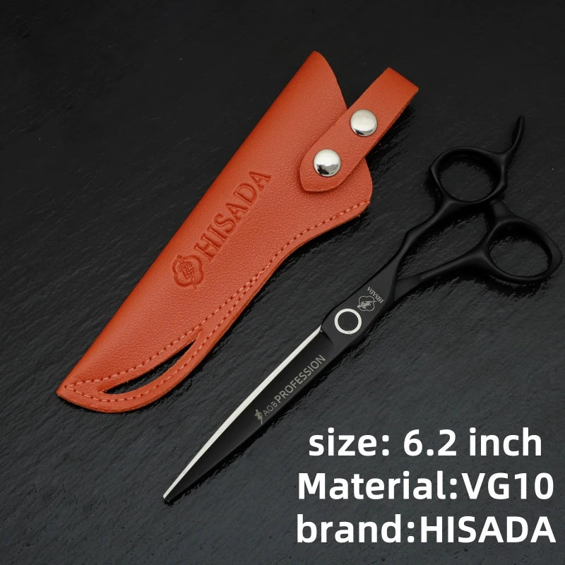 Hisada Professional Hairdressing Scissors 6 Inch VG10 Stainless Steel Cutting Scissors for Salon Use
