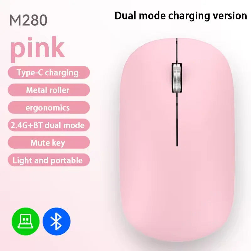 Xiaomi Wireless Mouse Type C Charging Silent Click Portable Ergonomic Lightweight Office Gaming Mouse