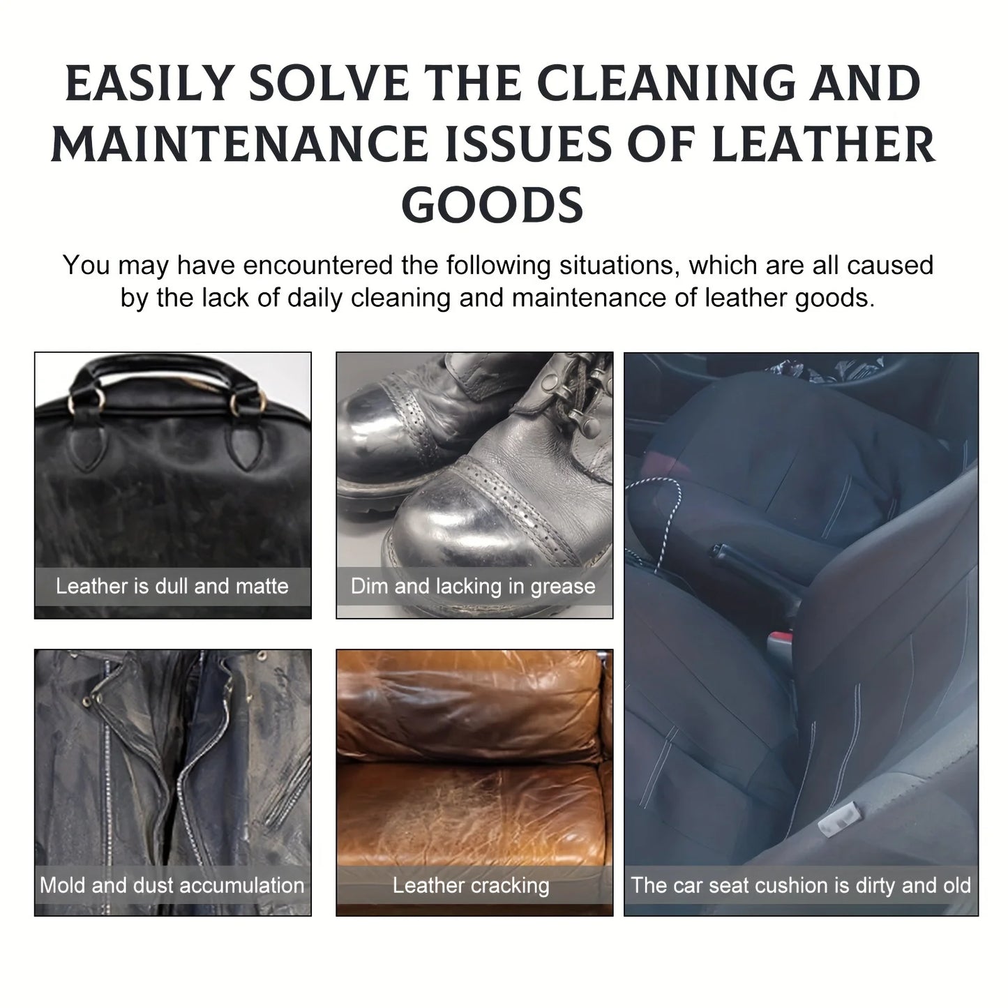40 80pc Premium Faux Leather Cleaning Wipes for Sofas Shoes and Car Seats