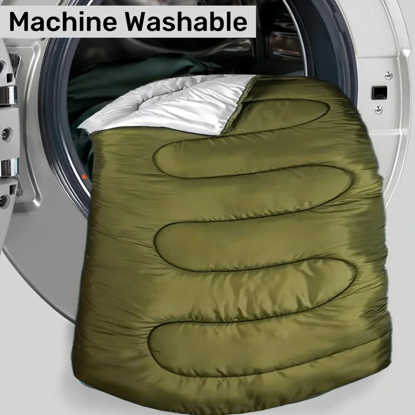 220 x 150 CM Ultralarge Double Person Sleeping Bag 2700g Filling White Hollow Cotton Cold Weather Comfortable Outdoor Camp