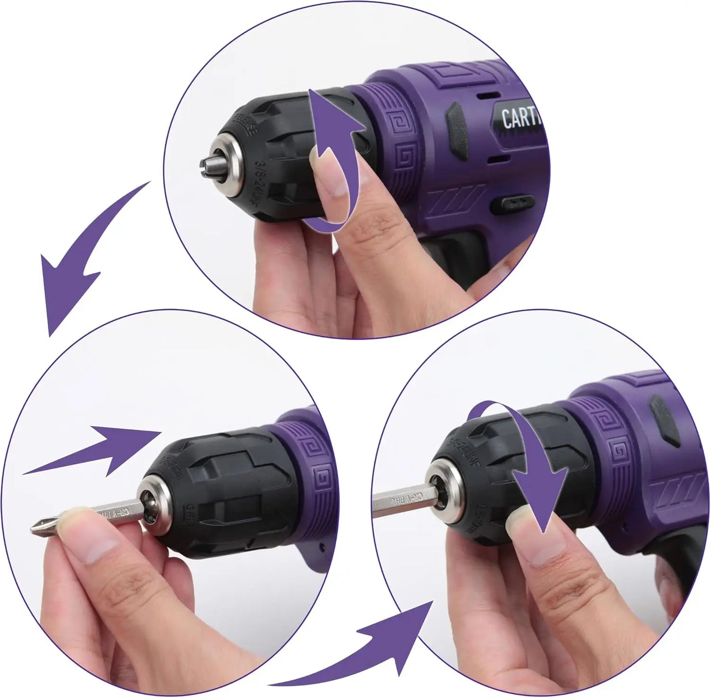 150-Piece Tool Kit with 8V Cordless Drill, Home Repair Essentials