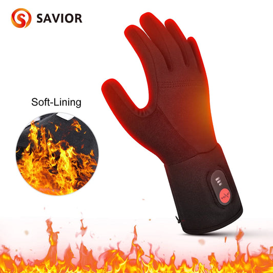 Savior Heated Gloves Skiing Thermal Touch Screen Pro