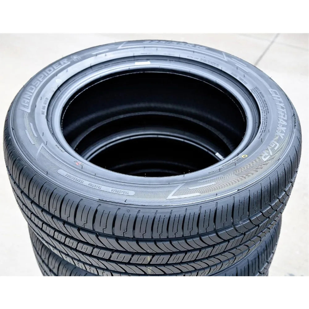 Set of 4 All Season Passenger Car Performance Radial Tires Load Range SL 4 Ply BSW Black Side Wall UTQG 560AA