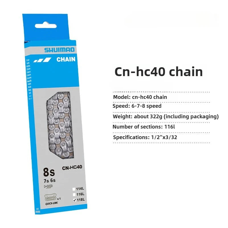6 7 8 9 10 11 Speed Bicycle Chain 10V 11V 12V 116 126L MTB Mountain Bike Original Chains Bicycle Parts