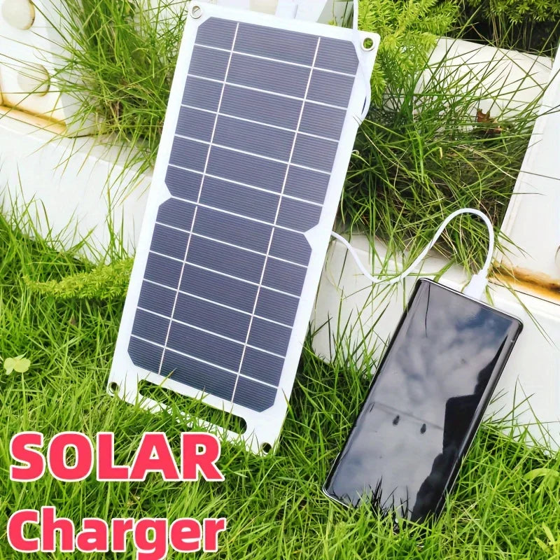 35W Sunpower Portable Solar Panel 5V USB Safe Stabilizer Charger for Power Bank Phone Outdoor Camping Home RV Gift