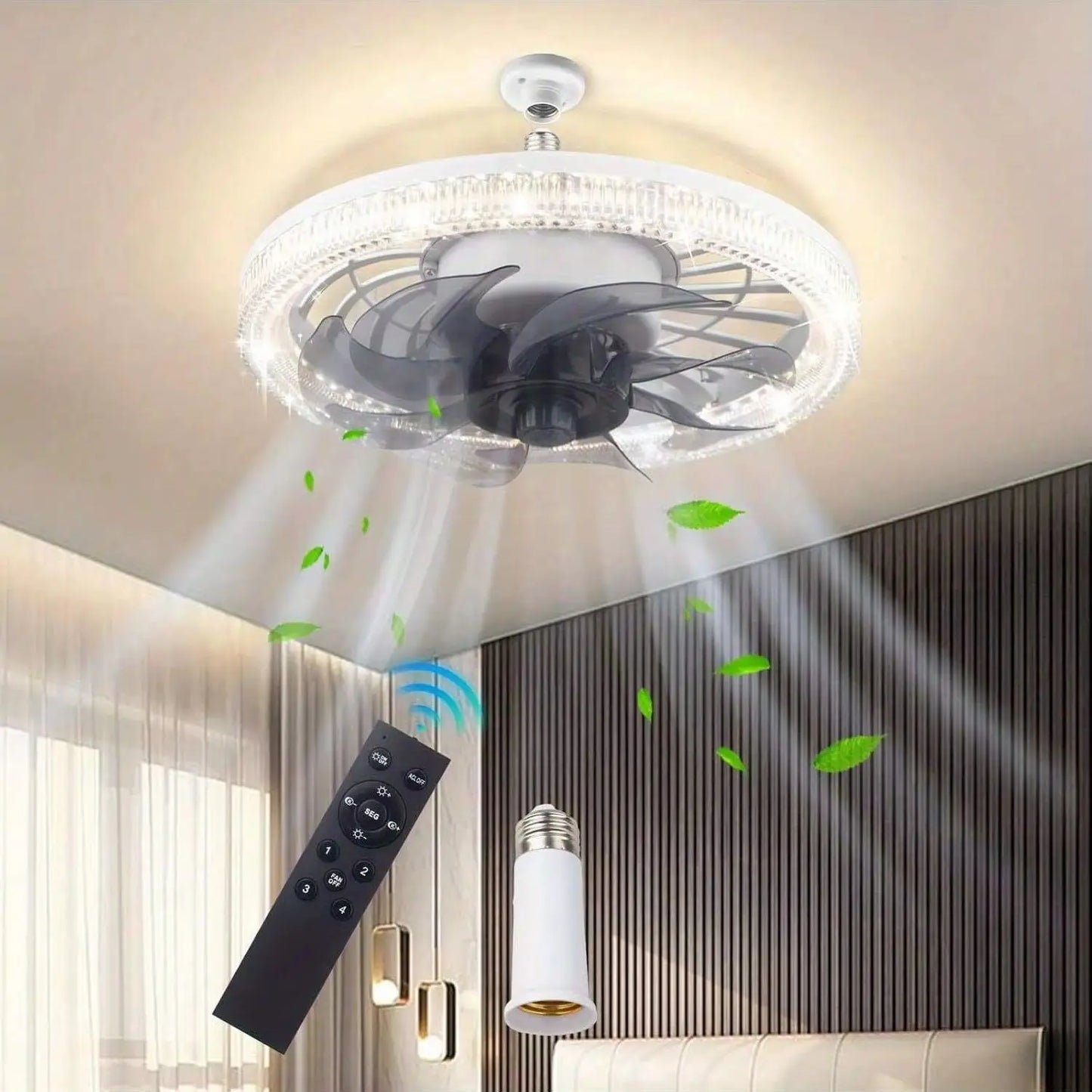 Ceiling Fans With Lights And Remote Modern Dimmable Fan Low Profile