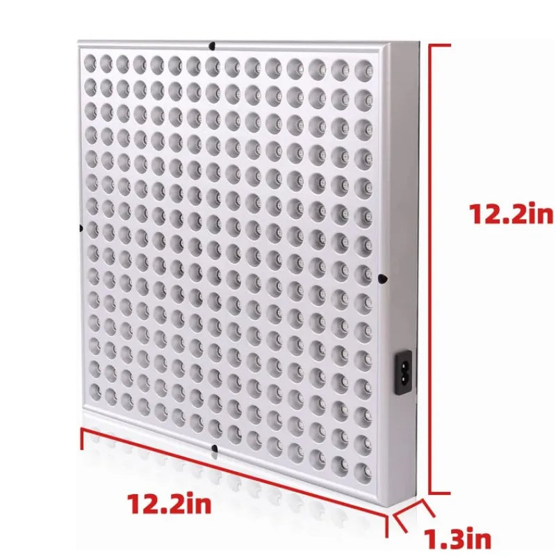 LED Red Light Therapy Panel Lamp for Facial Anti Aging Skin Care and Body Pain Relief with 225 LED Lights