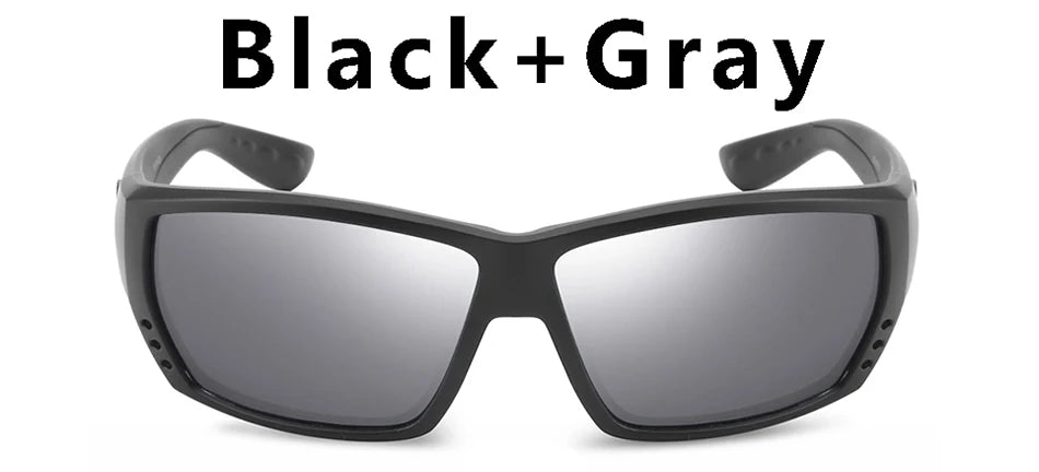 Square Sunglasses for Men and Women Classic Tuna Alley UV400 Mirror Driving Sport Eyewear