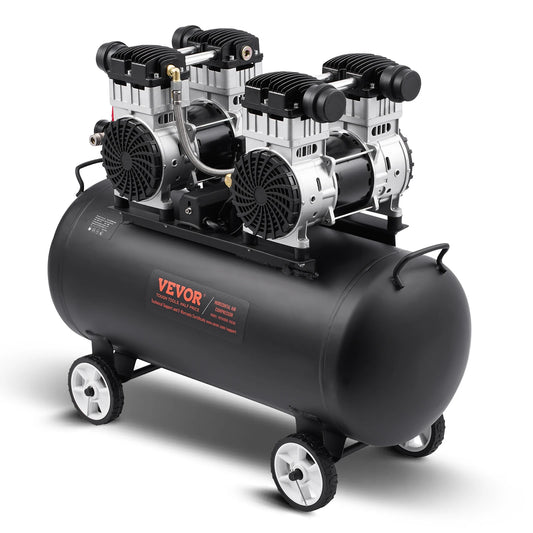 SucceBuy Oil Free Air Compressor 750W 1450W 3000W Quiet Portable Compressor Pump for Auto Repair and Tire Inflation