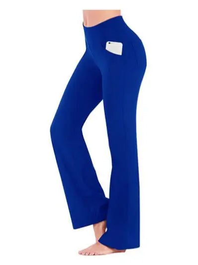 Ogilvy Mather Elegant Women's Palazzo Flared Wide Leg High Waist Career Trousers