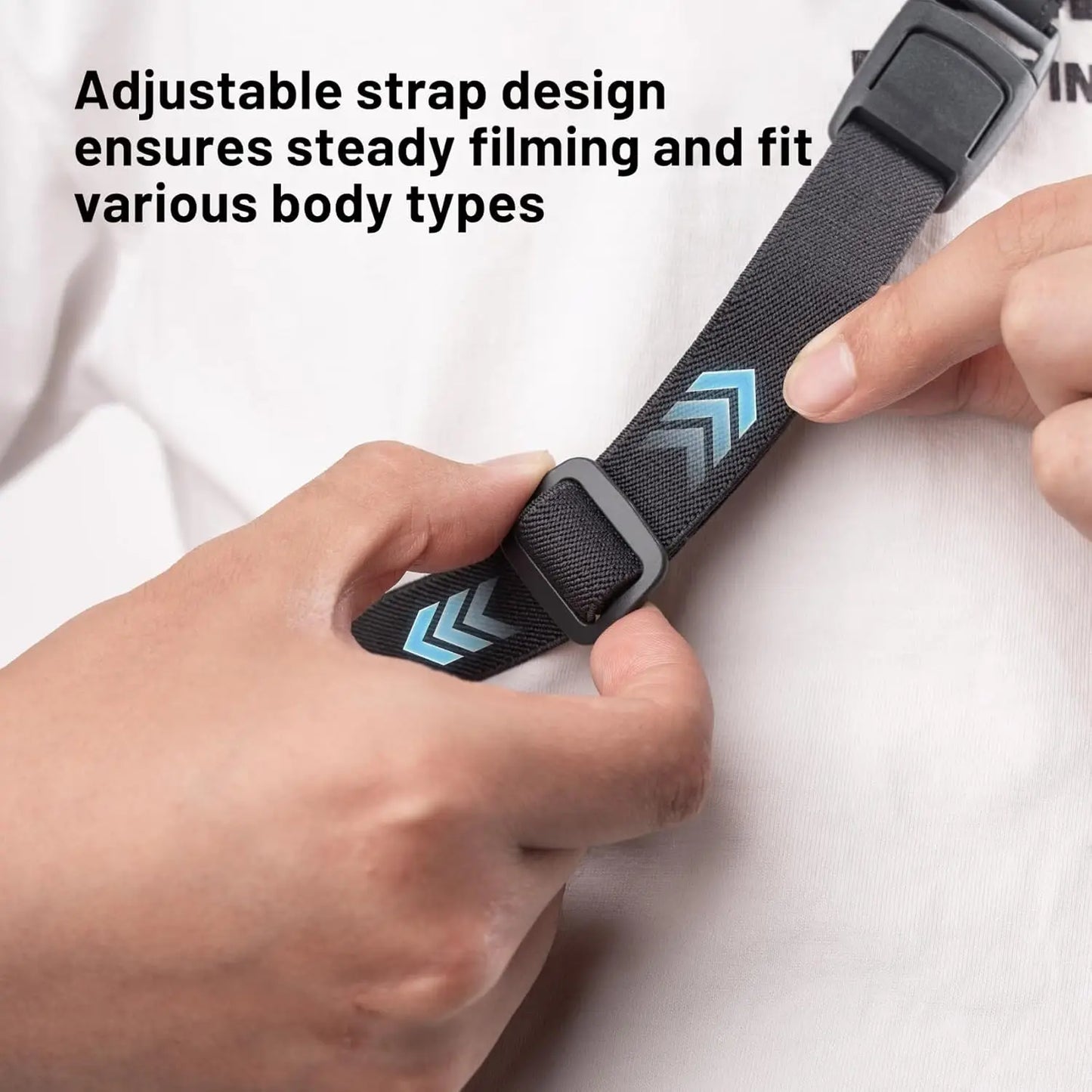 PGYTECH Caplock Neck Hold Mount Chest Mount For GoPro 12/11/10 Insta360/DJI Osmo Action Silicone Action Camera/Phone Accessories