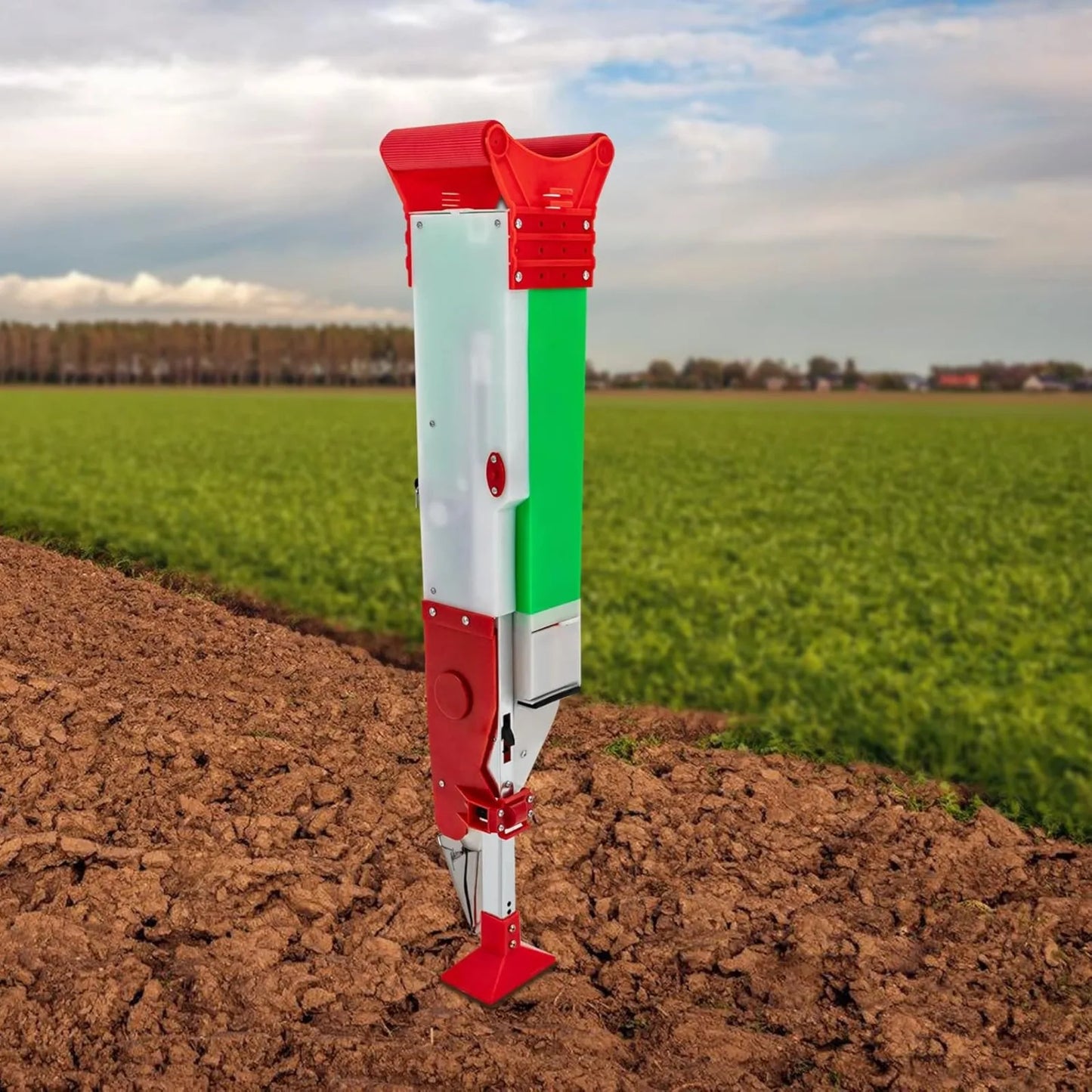 Manual Seeder, Adjustable Handheld Seeding Machine and Fertilizer Spreader, Peanut Corn Bean Planter, Household Garden