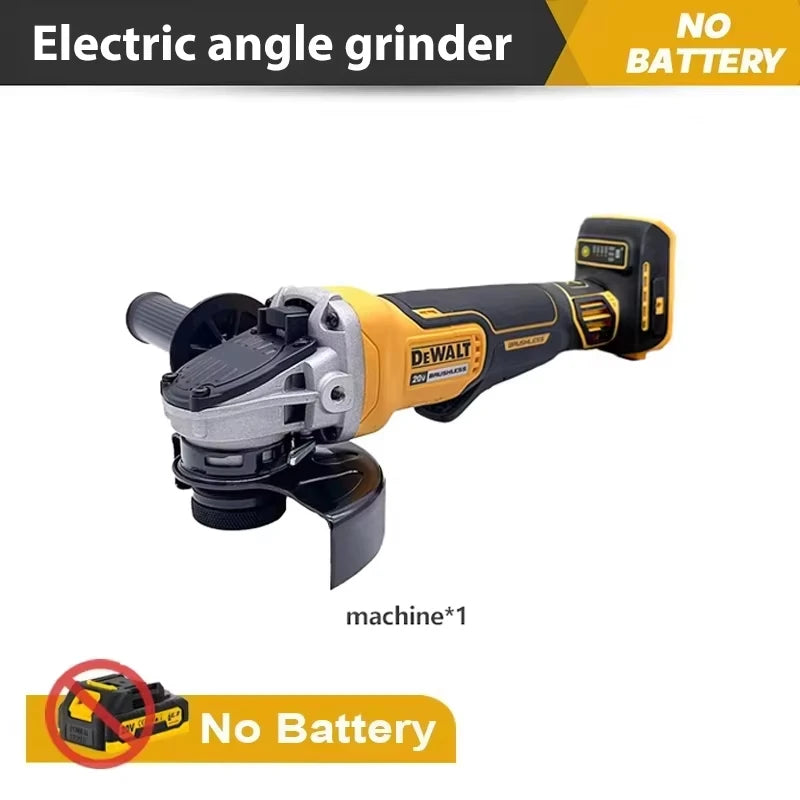 Dewalt DCG406 125MM 100MM Brushless Cordless Angle Grinder 9000RPM Cutting Polishing Machine For 20V Lithium Batteries