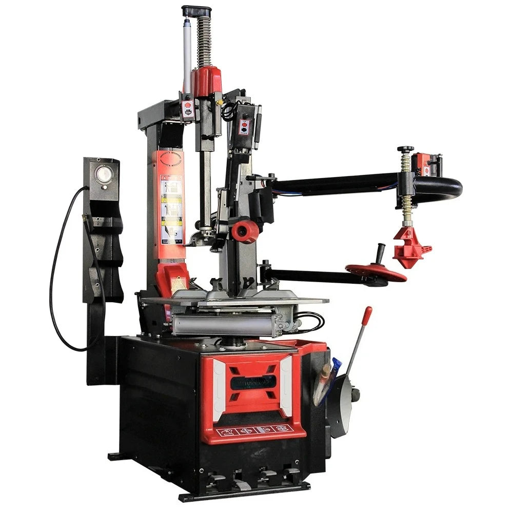 CE Certified 12-26'' Automatic Tire Changer - Tiltback Tower Swing Arm, Tyre Mounting/Demounting Equipment for Ford