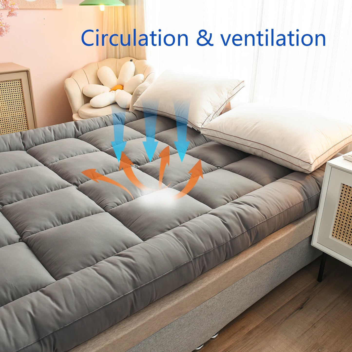 Samson Shopping 25 Mattress Topper for Pain Relief 1000GSM