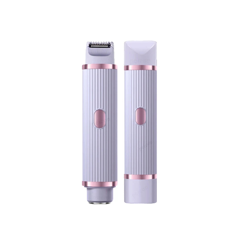 Electric Razor for Women Rechargeable Bikini Trimmer Body Epilator Shaver for Private Area Underarm Legs and Facial Hair Removal