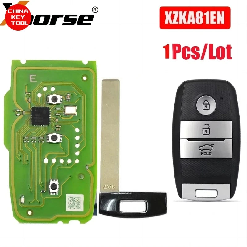 1PCS XHORSE XZKA81EN Special PCB Board 3 Buttons Key Shell For Hyundai Kia Models