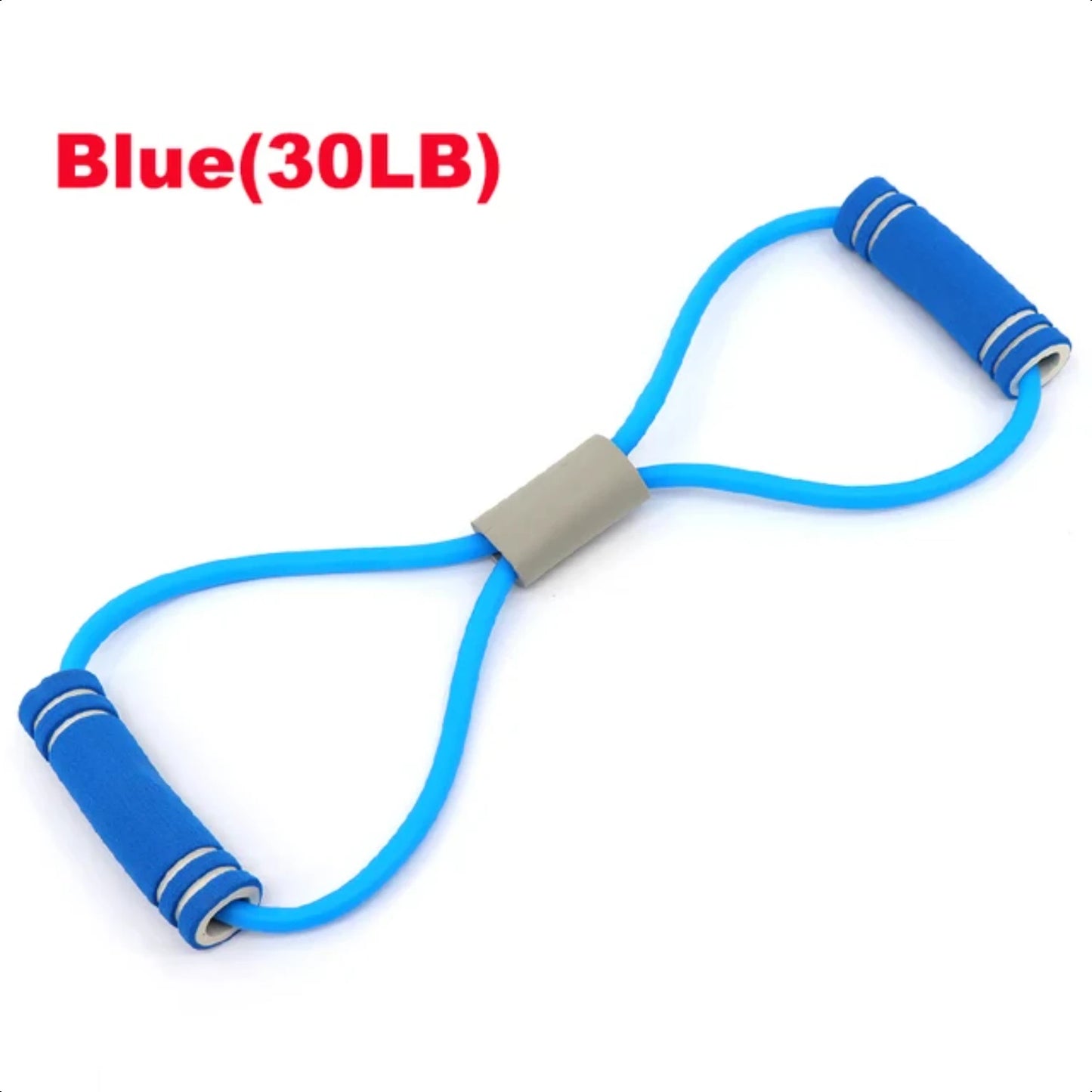 20-30LB Gym Fitness Resistance Yoga Rope Chest Expander Elastic Bands for Muscle Training