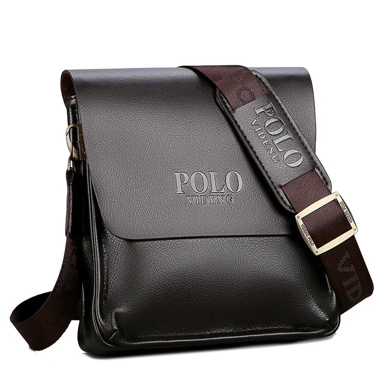 Leisure Business Single Shoulder Bag Polo Vertical Bag for Men Trendy Inclined Shoulder Bag