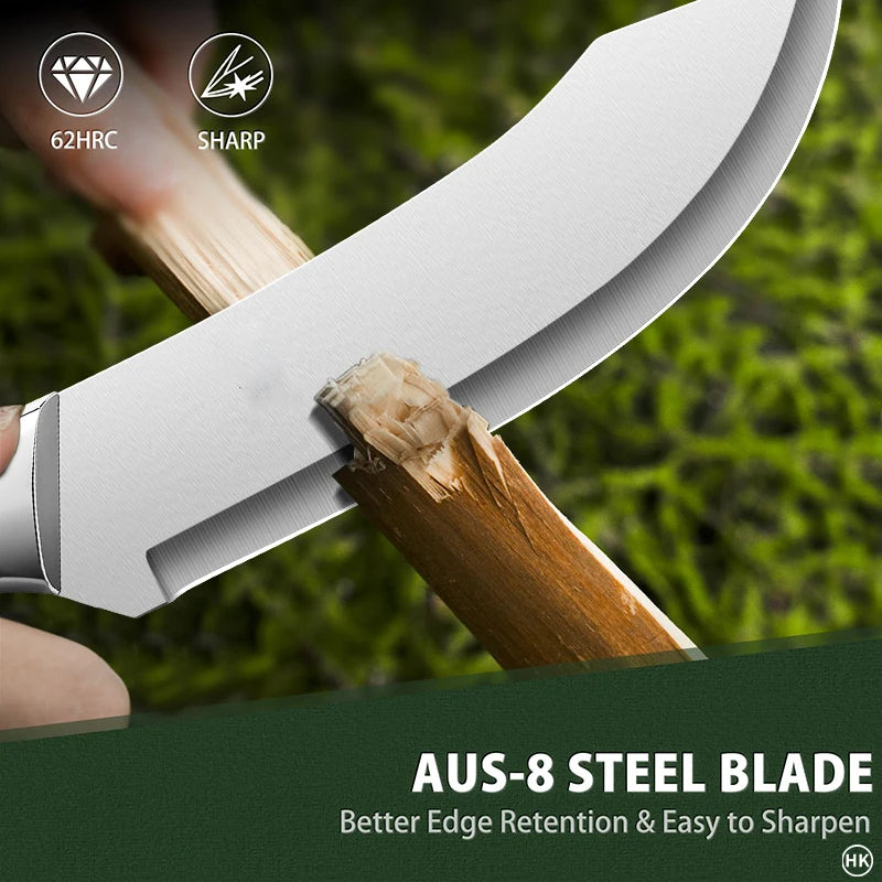 Stainless Steel Ultra Sharp Bending Fracture Knife for Precise Cutting Trimming and Peeling by Professional Butchers
