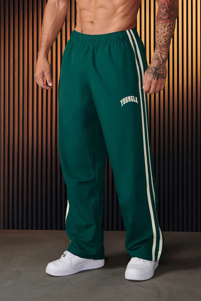 Spring and Autumn New Men's Sports Pants with Double Stripe Design Casual Wear