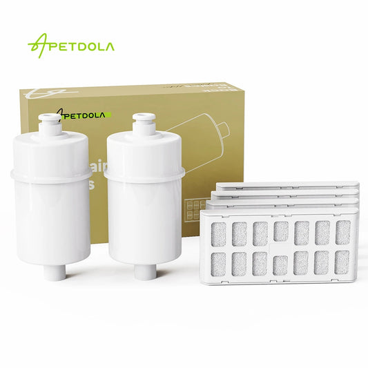 Replacement Filters For Cat Dog Water Fountain APETDOLA 3L Dispenser Activated Carbon Filter FP50
