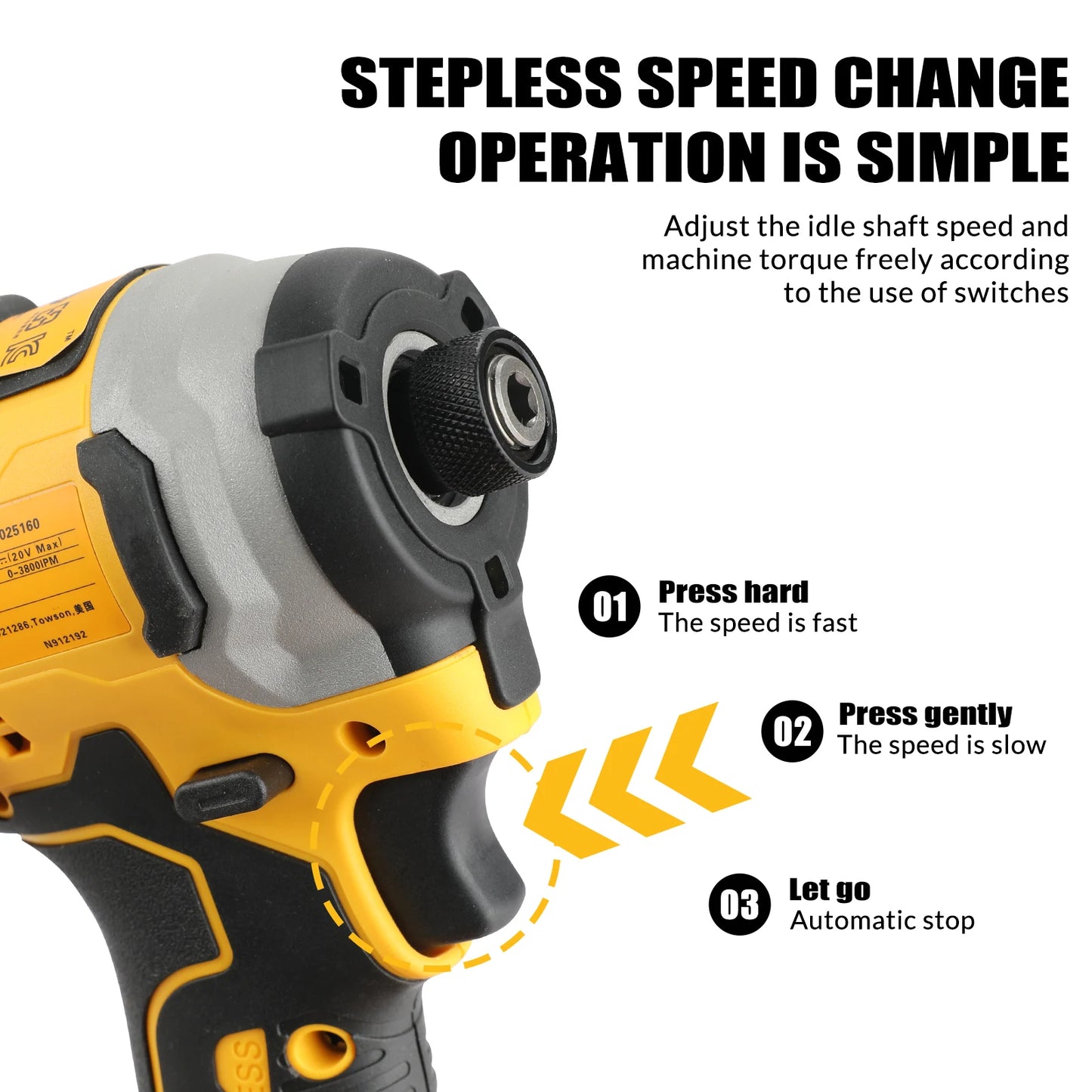 Dewalt DCF850 DCF512 DW Bag Cordless Electric Screwdriver Brushless Motor Rechargeable Drill Driver Electric Impact Wrench Large Torque