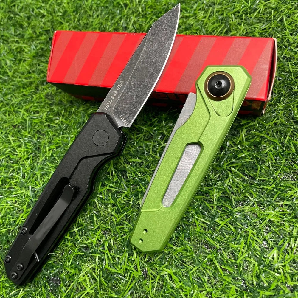 7550 Mini Folding Knife Outdoor Utility Camping Portable Keychain Knife Multi-functional Pocket Knife