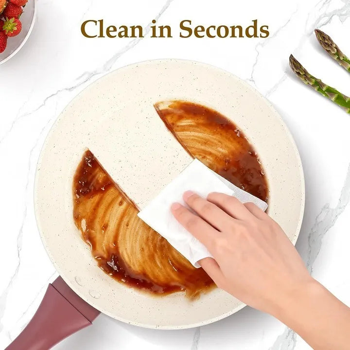 Cookware Sets11 Piece Granite Non Stick Cookware Set for Induction and Gas Stoves Durable Scratch Resistant Pots and Pans