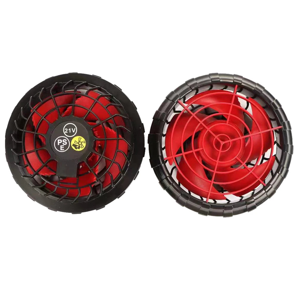 21V Electric Fan Cooling Vest Air Conditioning Work Clothes Heat Relief Fan Parts